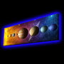 Wallity Cuadro Decorativo de Lienzo Iluminado con LED Multicolor 30 x 90 cm